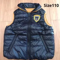 【新品未使用】ミキハウスダブルＢ　ベスト　リバーシブル　サイズ110