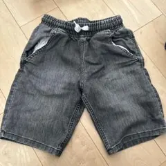 デニムショートパンツ140cmグレー