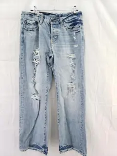 Abercrombie&Fitch ダメージ加工ジーンズ メンズ W32/L30のサムネイル