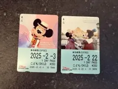 ディズニー リゾートライン フリーきっぷ ミッキー イマジニングザマジック2枚