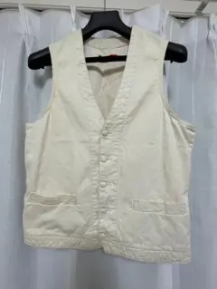 EVISU アイボリーベスト サイズ40