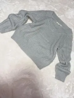 MAJESTIC LEGON ボリュームスリーブ VネックニットセーターF‼️激安