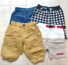 100サイズ　ハーフパンツ　短パン　半ズボン　４本　まとめ　夏
