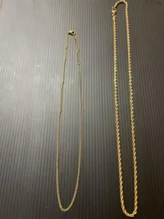 ゴールドネックレス2点セット