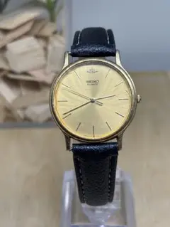 7-5261 SEIKO 7N29-8A00 クォーツ腕時計 ブラック/ゴールド - メルカリ