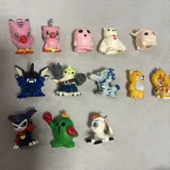 デジモン 指人形 フィギュア まとめ売り（ピヨモン、ガルルモン、インプモン他）