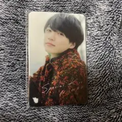 なにわ男子 4thシングル Special Kiss 特典 クリアソロカード