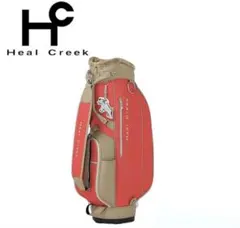 【新品未使用】ヒールクリーク 高級 ネオプレーン エンボス加工 キャディバッグ Heal Creek（ヒールクリーク） ネオプレーンエンボス加工 キャディ