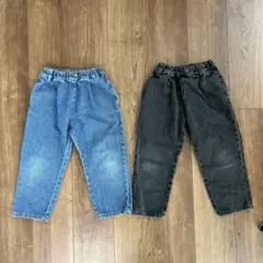 ブリーズ　110 シェフパンツ　デニムセット