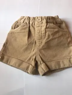 【120】ショートパンツ★ベージュ コーデュロイ 半ズボン 千趣会GITA