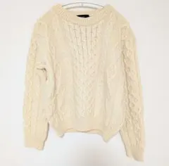 FREAK'S STORE アイボリー ケーブルニット 36