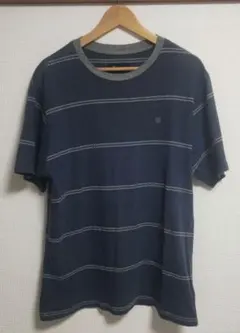 brixton ブリクストン HILT ボーダー Tシャツ ネイビー Lのサムネイル