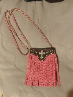 Rustic Coutureフリンジ付きショルダーバッグ★クロスボディバッグ