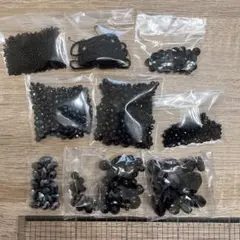 ハンドメイド ビーズ 黒系 まとめ