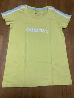adidas イエロー Tシャツ Mサイズ