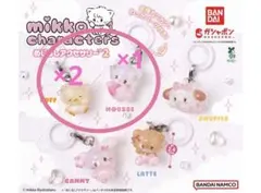 mikko characters めじるしアクセサリー2 パフ×2 ムース×1
