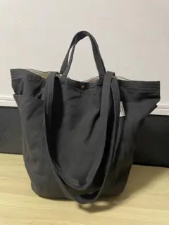 黒いキャンバス トートバッグ