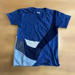 キャピタル インディゴ パッチワークTシャツ サイズ1 レディースMサイズのサムネイル