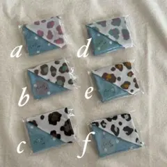 1681・ハンドメイド♡ダブルガーゼミニハンカチ 六枚セット