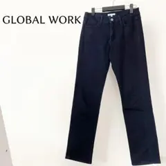 グローバルワーク　ネイビー　パンツ　ズボン　伸縮性あり