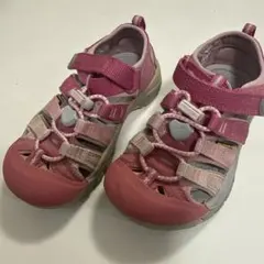 キッズ サンダル ピンク 調整可能