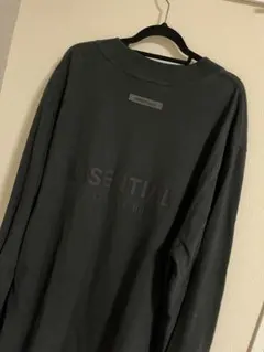 ESSENTIALS ロンT メンズS ブラック