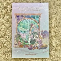 ディズニーシー　24周年　ポストカード　デイジーダック　マーメイドラグーン