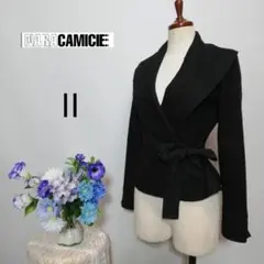 ナラカミーチェ　極上美品　ウールジャケット　黒色系　Lサイズ