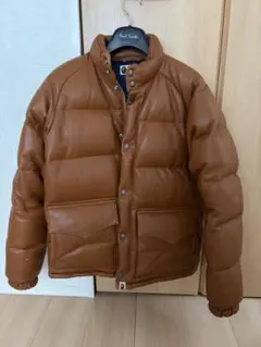 BAPE ラムレザーダウン　ブラウン　サイズSのサムネイル