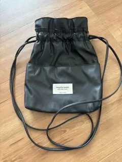 美品beautiful people STUDIOUS別注 2WAY巾着