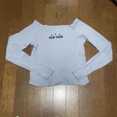 Hollister オフショル 長袖Tシャツ Sサイズ