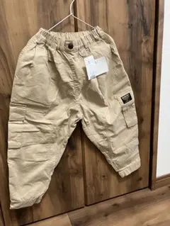 branshes ブランシェス　ベージュ カーゴパンツ サイドポケット付　130