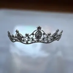 シルバー装飾ティアラ