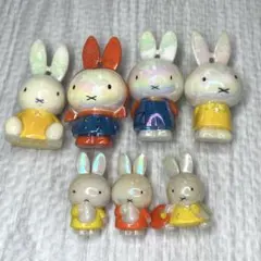 【美品】ミッフィー　キラキラレトロフィギュア　★小３個おまけ付のサムネイル