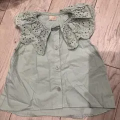 petit main ミントグリーン トップス 80