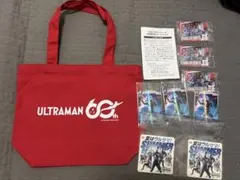 ウルサマ限定入場特典カード ウルトラマンティガ・ゼロ（3枚＋3枚）＋トートバッグのサムネイル