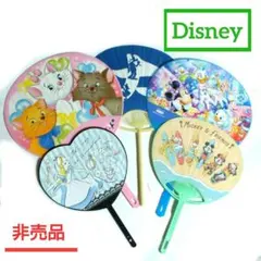 Disney うちわ 5枚 非売品 ディズニー 平成 古〜新 レア