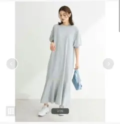 グリーンパークス　スエット ロングワンピース