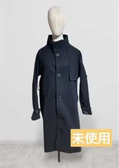 ロングコート トレンチコート 紺色 メンズ XL