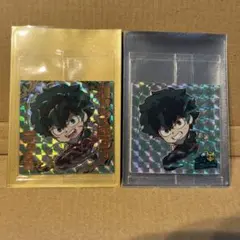 ヒロアカ　ウエハース　シール　緑谷出久　ホロ　2枚