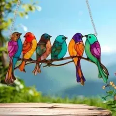 【期間限定価格！】サンキャッチャー　壁掛け　光　癒やし　鳥　インテリア　風水