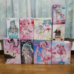 【まとめ売り】21体 フィギュア プライズ 桜ミク ヌースト リゼロ まどマギ まとめ売り】21体 フィギュア プライズ 桜ミク ヌースト リゼロ まど