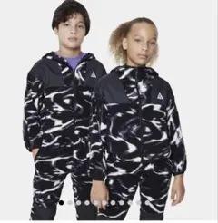 NIKE ナイキ　ACG フリースパーカー　150 ブラック