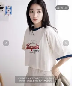 WEGO/ヴィンテージグラフィックショートTシャツ