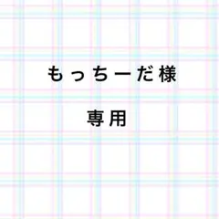 もっちーだ様専用ページ