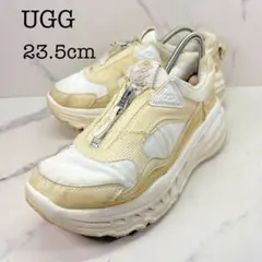 訳あり UGG アグ フロントジップ 厚底スニーカー 23.5cm【格安】のサムネイル