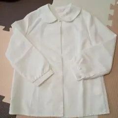 オフホワイト長袖シャツ　ブラウス　120