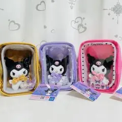 サンリオキャラクターズ　クロミ　マスコット入りポーチ