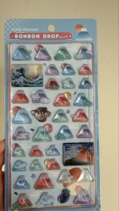 お値下げ！【正規品】ボンボンドロップシール 和柄 富士山