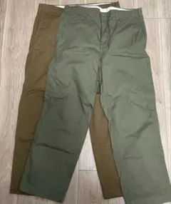 最終値下げ　無印良品　チノパン ウェスト96cm 2色セットのサムネイル